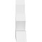 Ekena Millwork Saratoga Architectural Grade PVC Gable Bracket, 48"W x 26"H x 6"D x 6"F, 13/12 Pitch GBP048X26X0606SAR00 - alternate 4